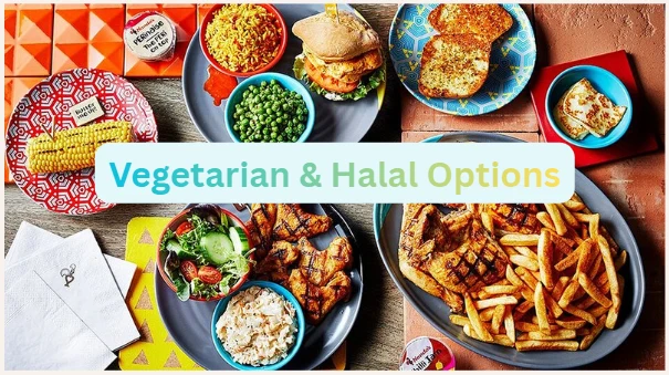 Vegetarian & Halal Options