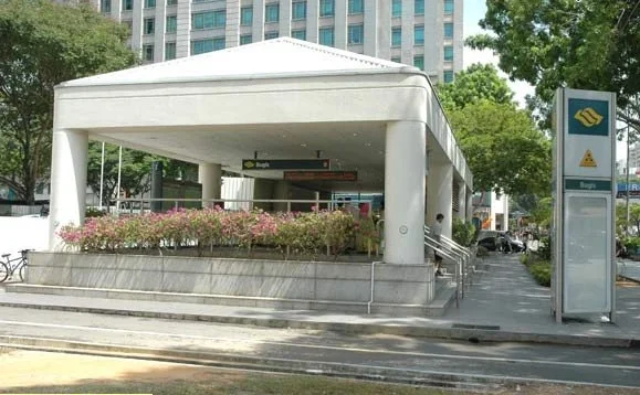Bugis MRT Exit B Map Guide
