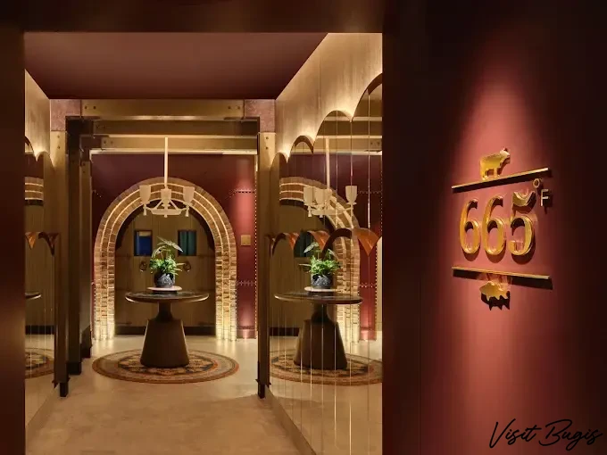665°F steakhouse at Andaz Singapore