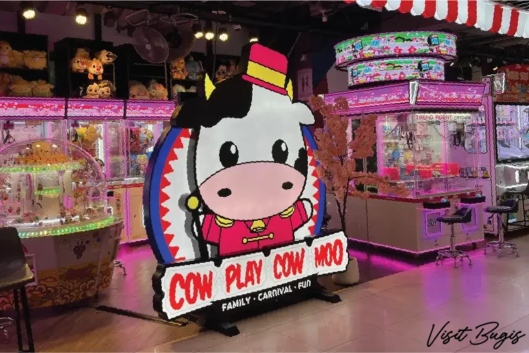 Cow Play Cow Moo arcade at Suntec City
