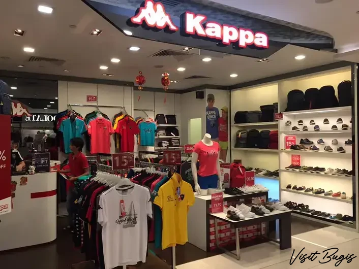 Kappa, Bugis Junction sports shop in Bugis