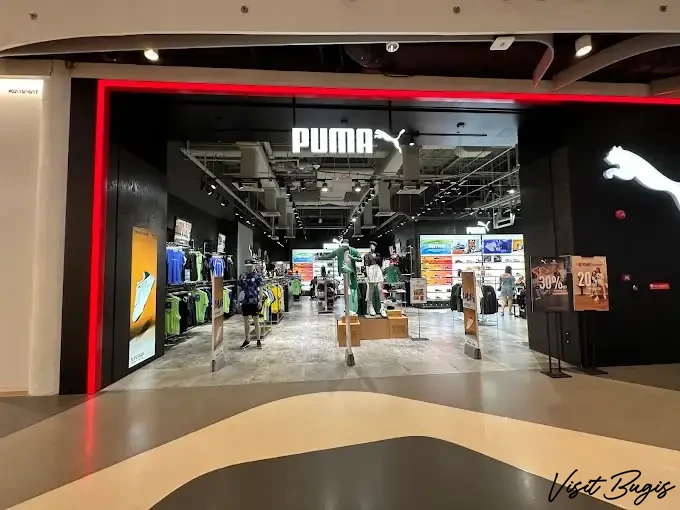 PUMA, Bugis+ sports shop in Bugis