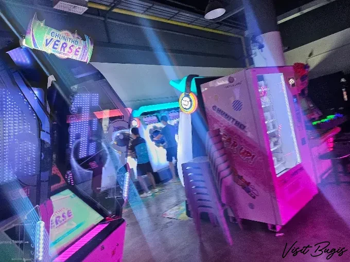 Virtualand rhythm and arcade games at Bugis+