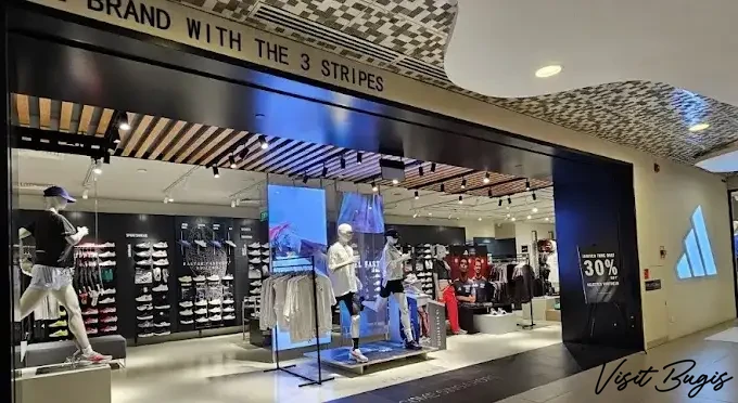 adidas, Bugis Junction sports shop in Bugis